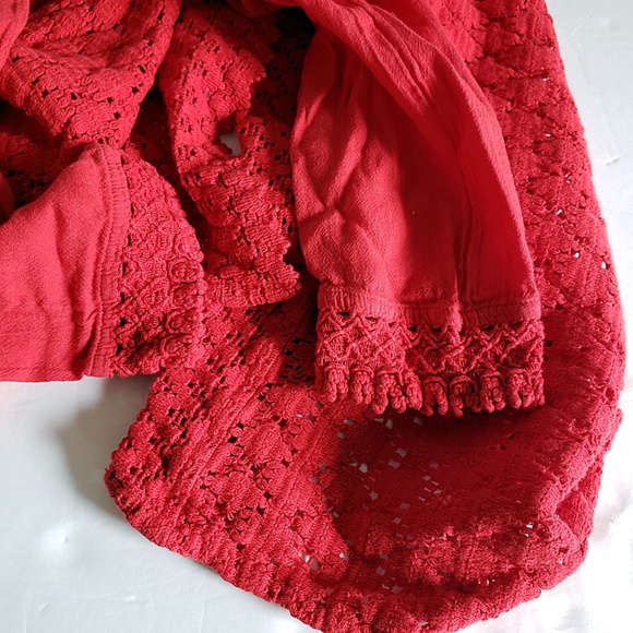 Soft Surroundings Crochet Gauze Cardigan - Size S - Picture 5 of 7